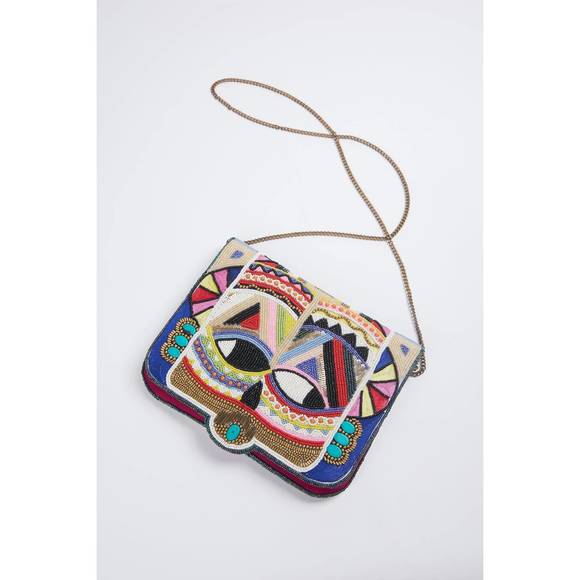 NEW ETHNIQUE sita handmade cross-body clutch bag in multi - Picture 1 of 4